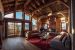 luxury chalet 6 Rooms for seasonal rent on MEGEVE (74120)